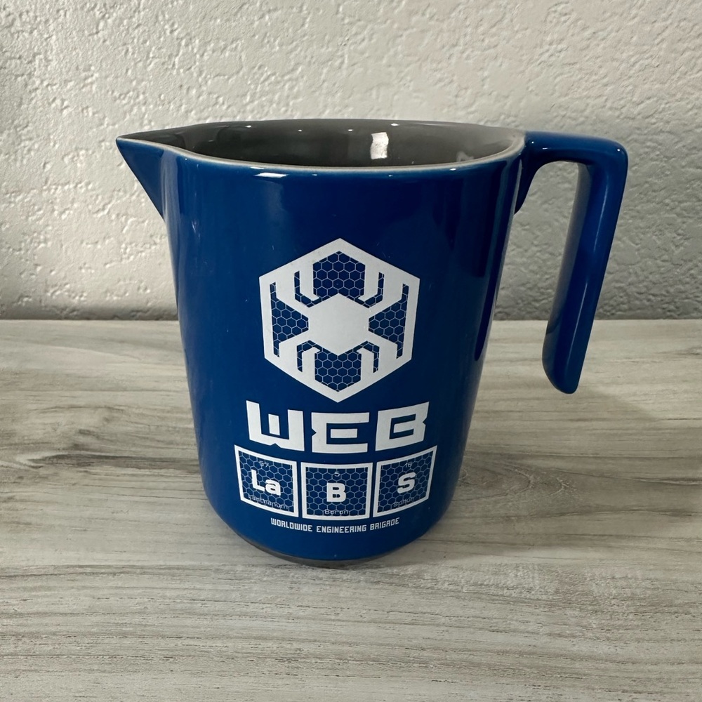 DCA Avengers Campus Spider-Man WEB Labs Beaker Coffee Mug Disney Parks